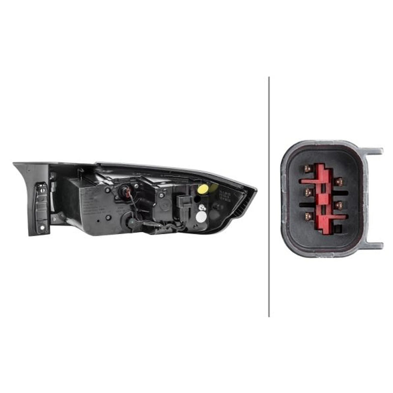 Hella Tail Light / Lamp W16W Left 2SK 012 379-491