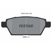 Textar Rear Brake Pad Set 2458102