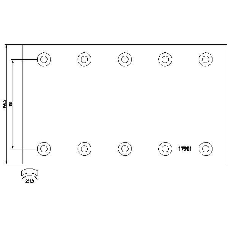 Textar Textar Cv Brake Lining Set 1790007
