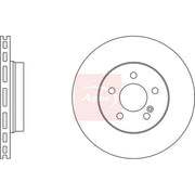 Apec 2 x Vented Rear Brake Discs DSK2613