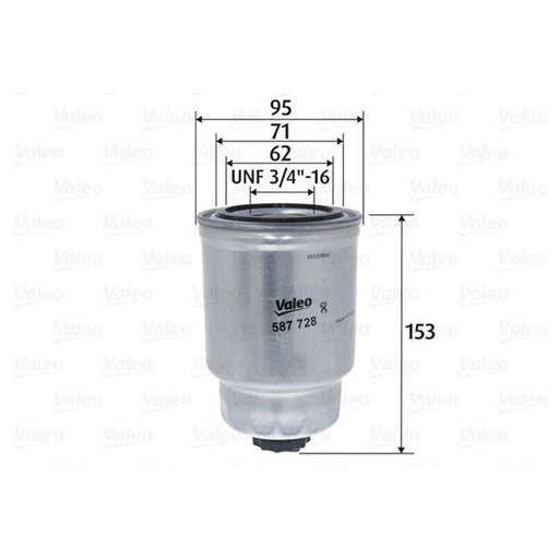 Valeo Fuel Filter Element 587728