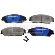 Borg & Beck 4 x Front Brake Pad Set BBP2493