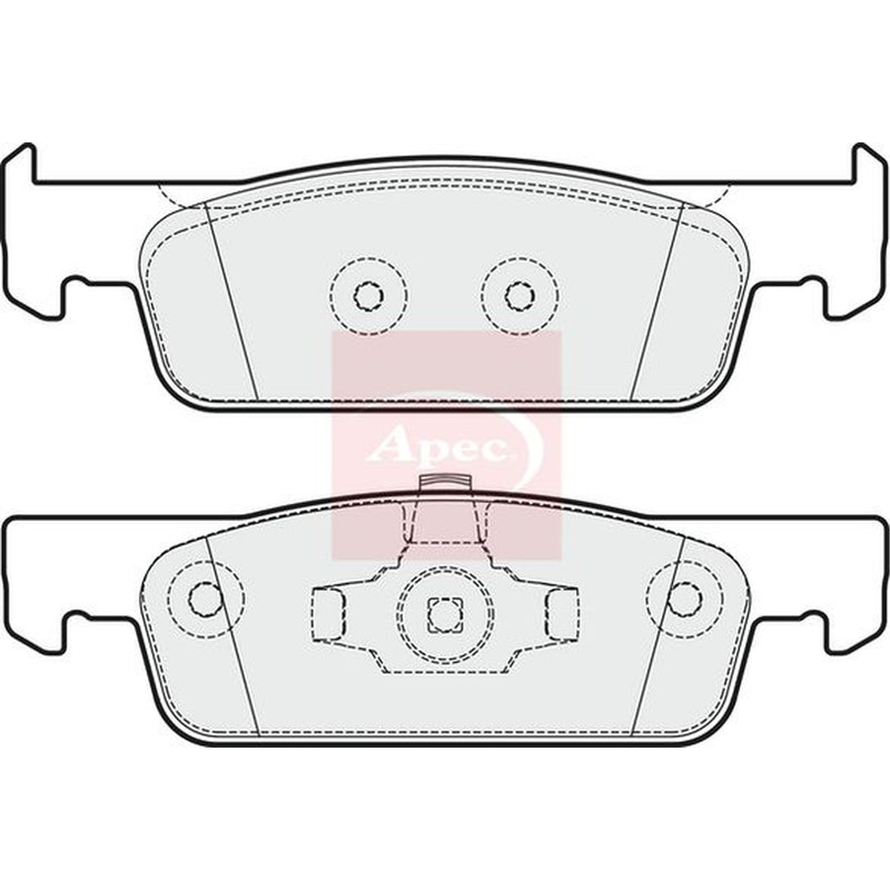 Apec Front Brake Pad Set PAD1944
