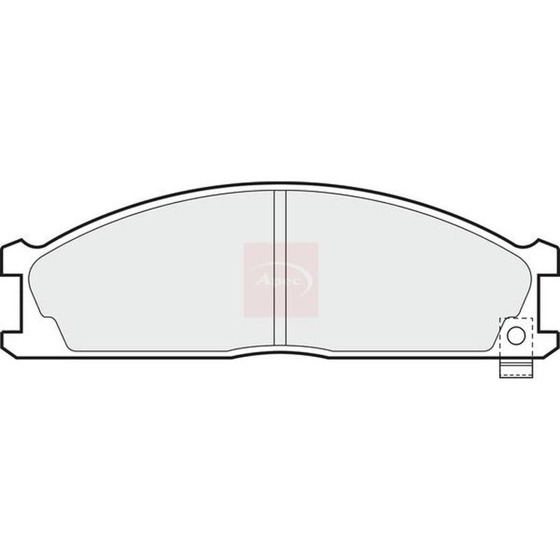 Apec Front Brake Pad Set PAD605