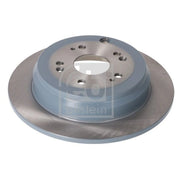 Febi 2 x Solid Rear Brake Discs 108423