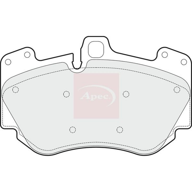 Apec Front Brake Pad Set PAD1647