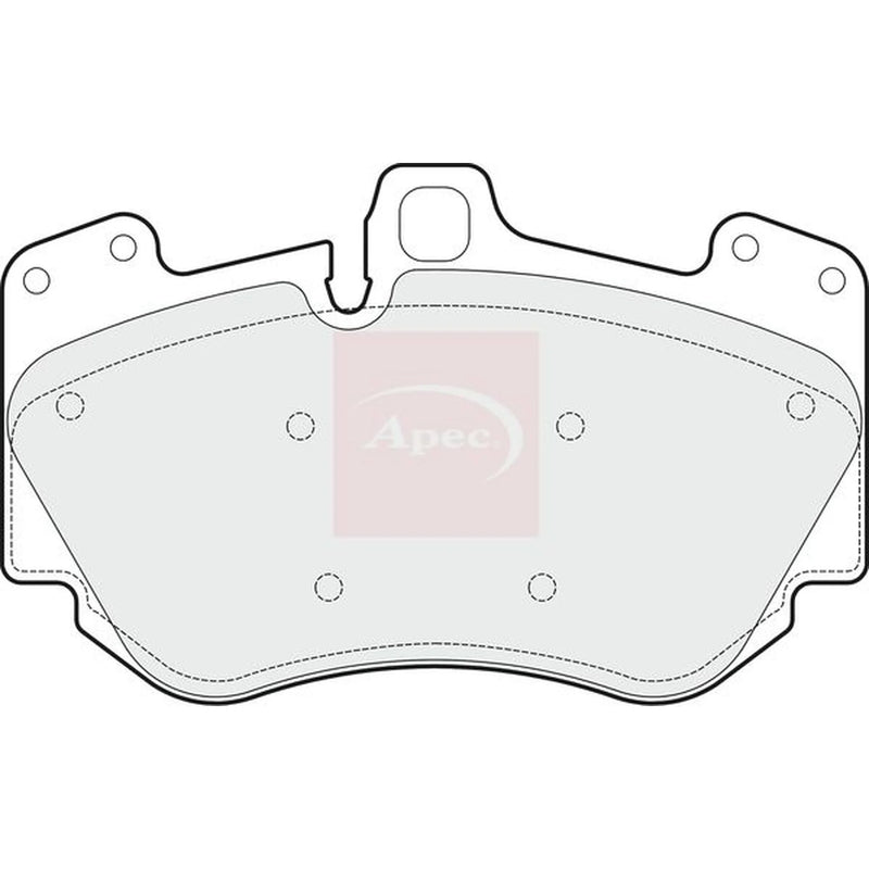Apec Front Brake Pad Set PAD1647