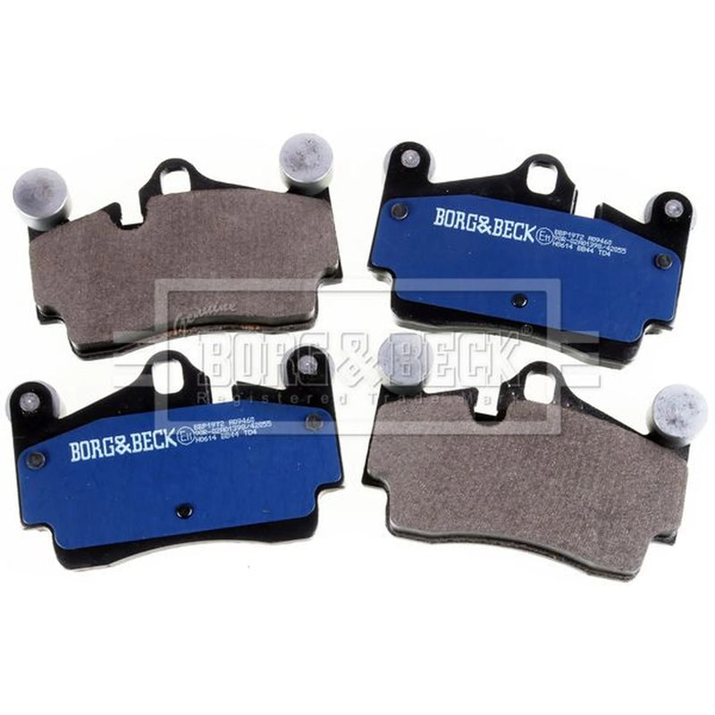 Borg & Beck 4 x Rear Brake Pad Set BBP1972
