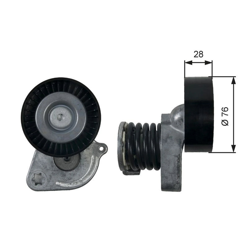 Gates Auxiliary Belt Tensioner T39207