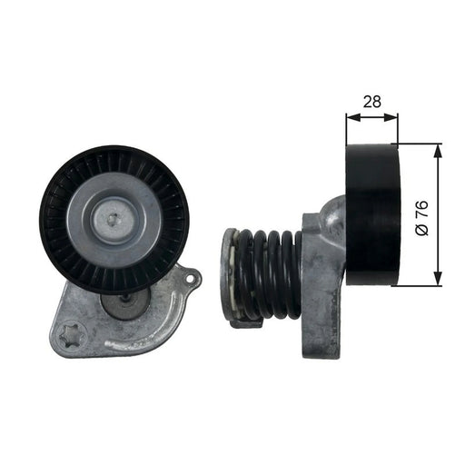 Gates Auxiliary Belt Tensioner T39207