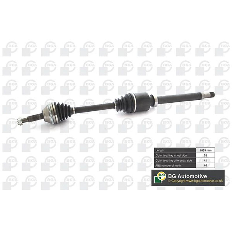 BGA CV Drive Shaft Driveshaft Front Right DS2342R