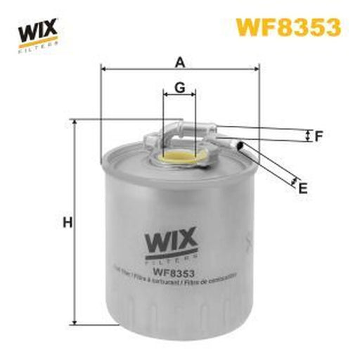 WIX Fuel Filter Element WF8353