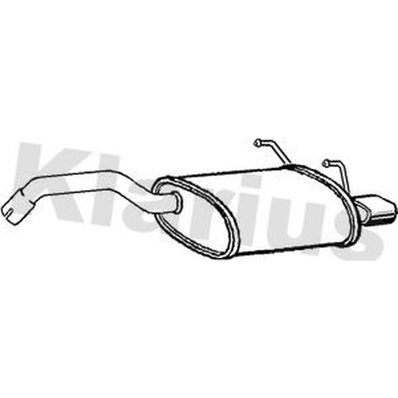 Klarius Box With Tail Pipe Rear FT850L