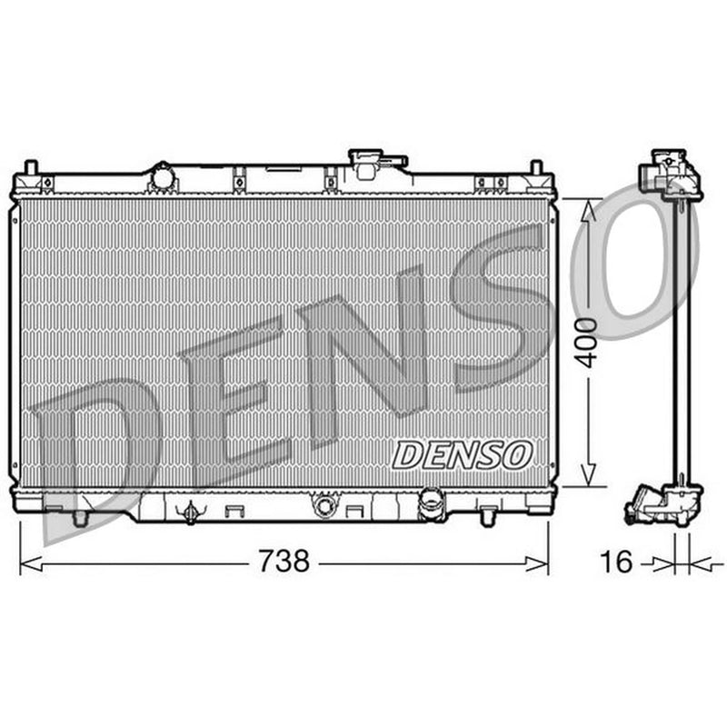 Denso Engine Radiator DRM40011