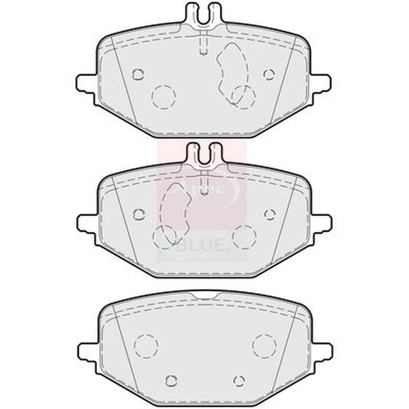 Apec Rear Brake Pad Set PD4021