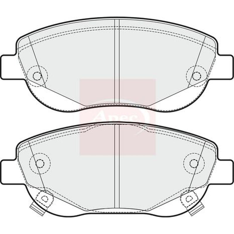 Apec Front Brake Pad Set PAD1788