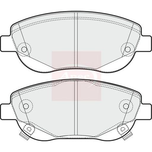 Apec Front Brake Pad Set PAD1788