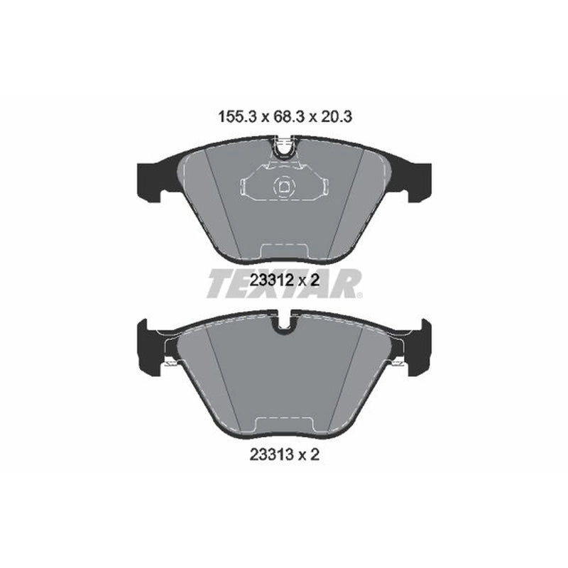 Textar Front Brake Pad Set 2331211