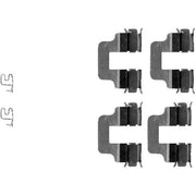 Mintex Brake Pad Accessory Fitting Kit Rear MBA1245
