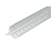 Faithfull Aluminium Triangle Scale Rule 300mm - FAIRULETRI