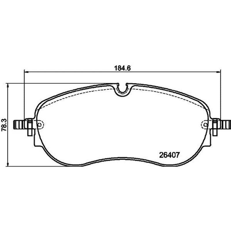 Mintex Front Brake Pad Set MDB3478