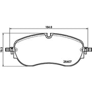 DON Front Brake Pad Set PCP2041