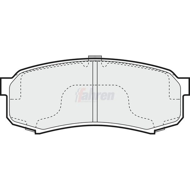 Fahren Rear Brake Pad Set FBP3386