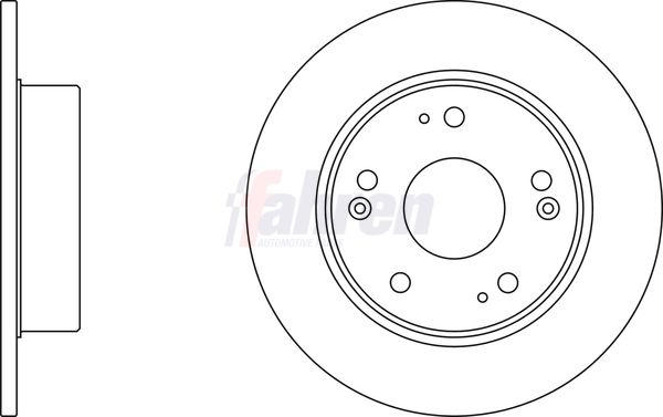 Fahren Brake Disc Set Solid