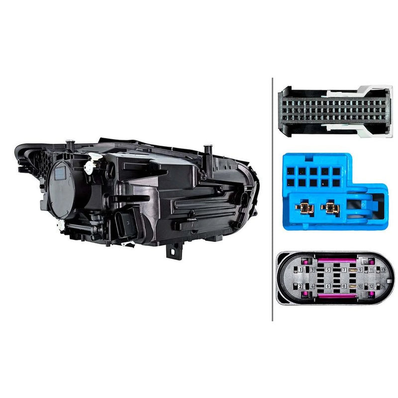 Hella Headlight Headlamp LED Left 1LX 015 558-531