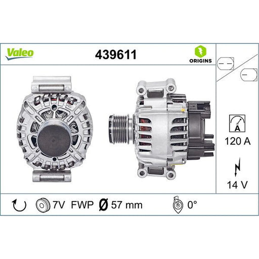 Valeo Car Alternator 12V 439611
