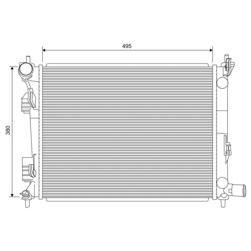 Valeo Engine Radiator 701620