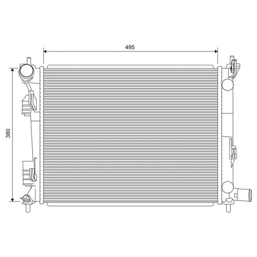 Valeo Engine Radiator 701620