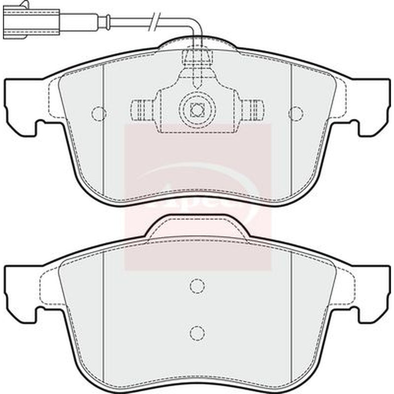 Apec Front Brake Pad Set PAD1480