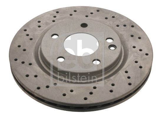 Febi 2 x Brake Disc Set Perforated/Vented Front