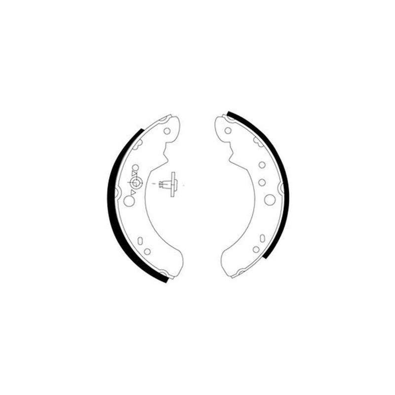 Textar Brake Shoe Set Axle Kit 91037700
