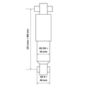 KYB Shock Absorber Damper Strut Front 3447501