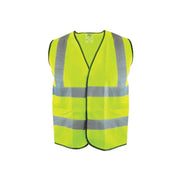 Scan Hi-Vis Yellow Waistcoat - XXXL (56in) - OC-166-XXXL