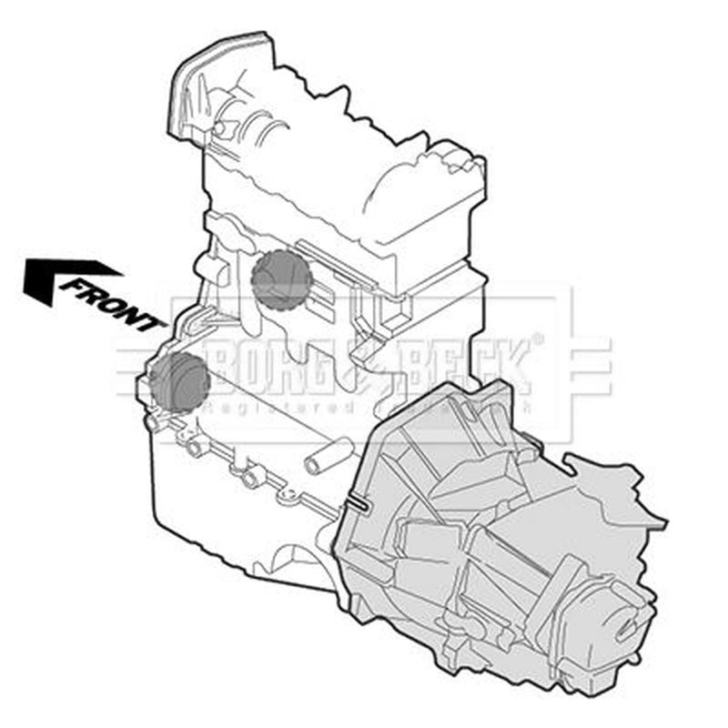 Borg & Beck Engine Mount Mounting BEM4383
