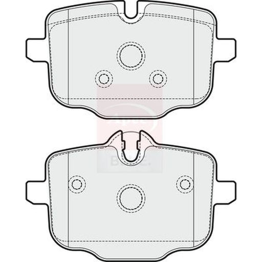 Apec Rear Brake Pad Set PD3705