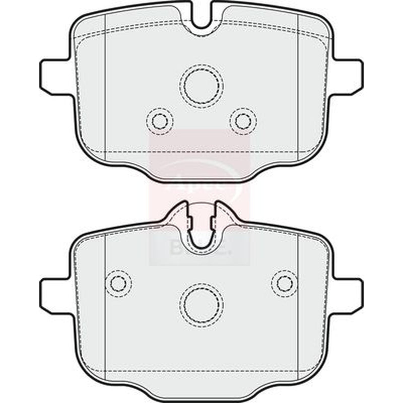 Apec Rear Brake Pad Set PD3705