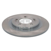 Febi 2 x Solid Rear Brake Discs 108506