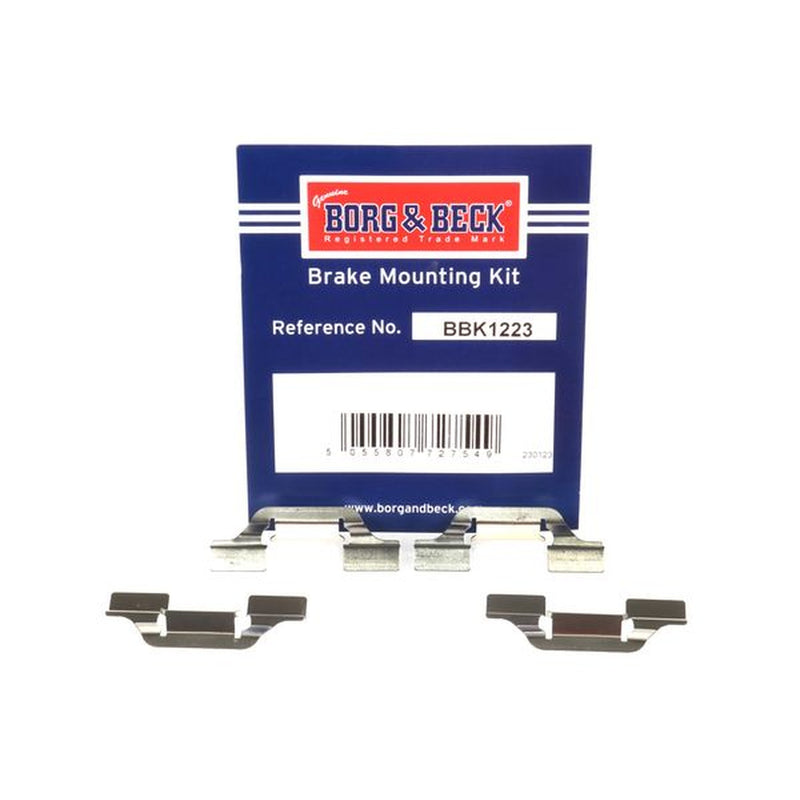 Borg & Beck Brake Pad Accessory Fitting Kit Rear BBK1223