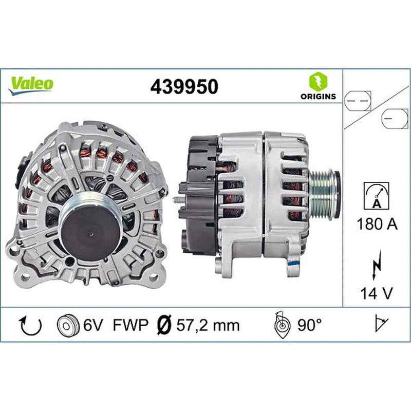 Valeo Car Alternator 12V 439950