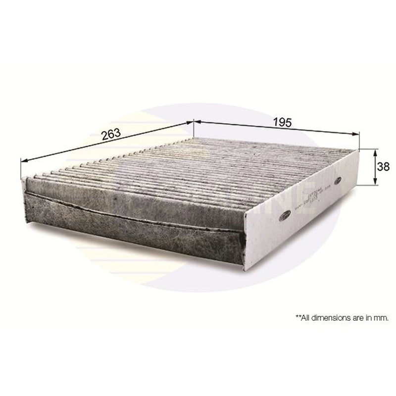 Comline Cabin Air Filter (Pollen Filter) EKF304A