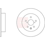 Apec 2 x Solid Rear Brake Discs DSK3039