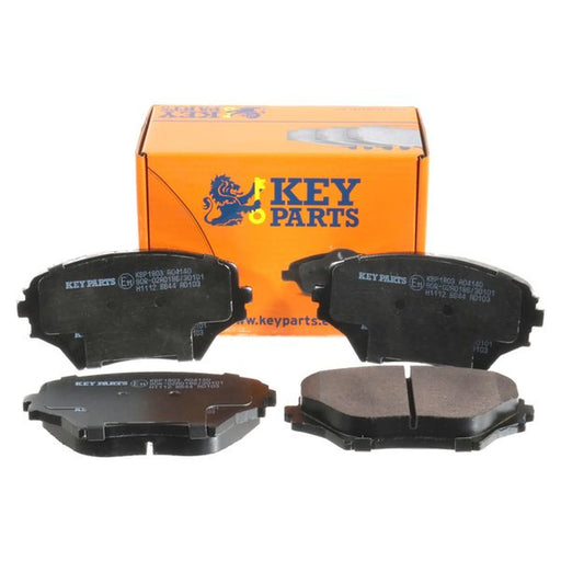 Key Parts 4 x Front Brake Pad Set KBP1803