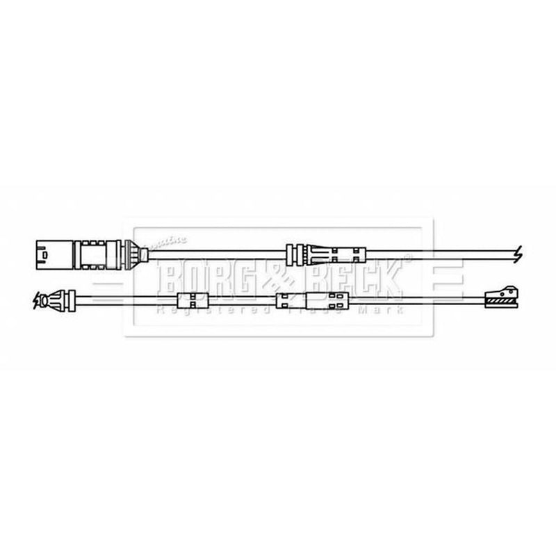 Borg & Beck Brake Pad Wear Sensor Front BWL3216