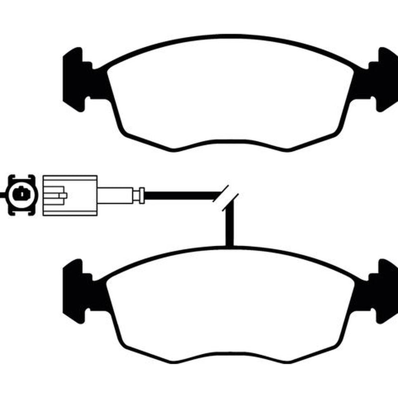 Abtex Front Brake Pad Set PLU2189