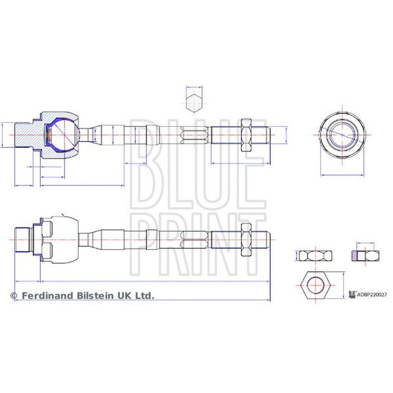 Blue Print Stabiliser Drop Link Front Left ADBP870094