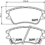 DON Front Brake Pad Set PCP1559